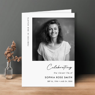 Celebration of Life Funeral Program Template
