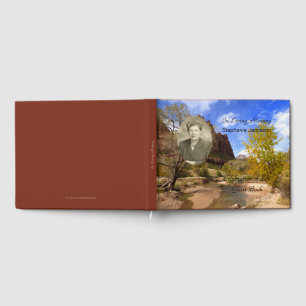 Celebration of Life Guest Book with Photo, Name