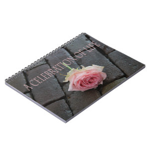 Celebration of Life guestbook Notebook