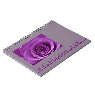 Celebration of Life guestbook Notebook