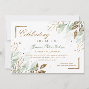 Celebration of Life Invitation