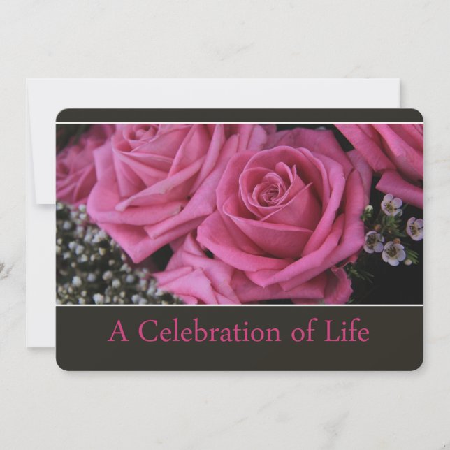 Celebration of Life Invitation (Front)