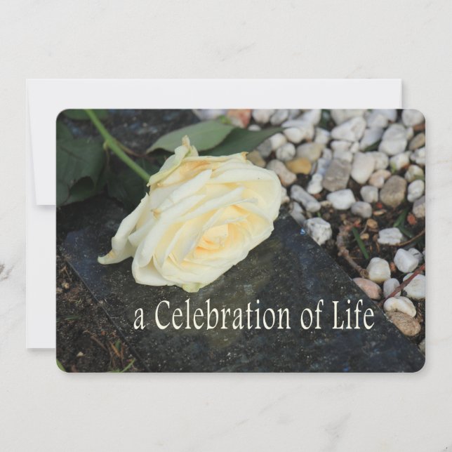 Celebration of Life Invitation (Front)