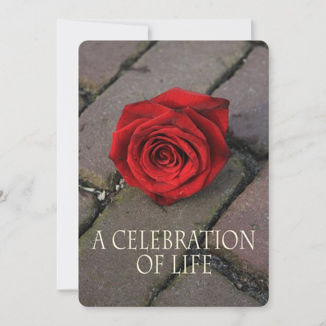 Celebration of Life Invitation (Front)