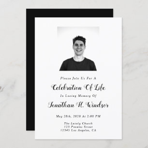 Celebration Of Life Invitations