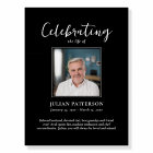 Celebration of Life Large Photo Welcome Funeral