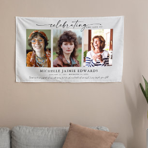 Celebration of Life   Memorial Funeral Photo Banner