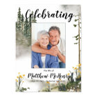 Celebration of life Memorial Funeral Photo Poster