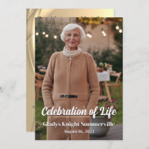 Celebration of Life Memorial | Golden Glow QR Code