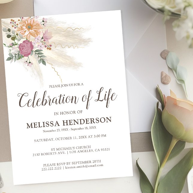 Celebration of Life | Memorial Invitation (Creator Uploaded)