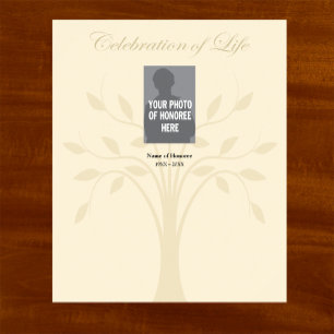 Celebration of Life Memorial Poster