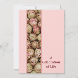 Celebration of Life Memorial Service Invitation