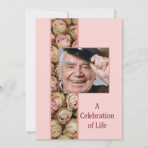 Celebration of Life Memorial Service Invitation