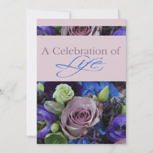 Celebration of Life Memorial Service Invitation