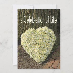 Celebration of Life Memorial Service Invitation