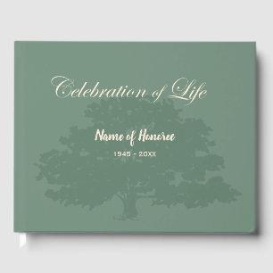 Celebration of Life Oak Tree Guest Book