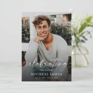 Celebration of Life Photo Funeral Program