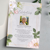 Celebration of Life Pretty Floral Funeral Photos