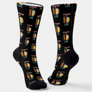 Celebration Of Life Pretzel Volksfest Oktoberfest Socks