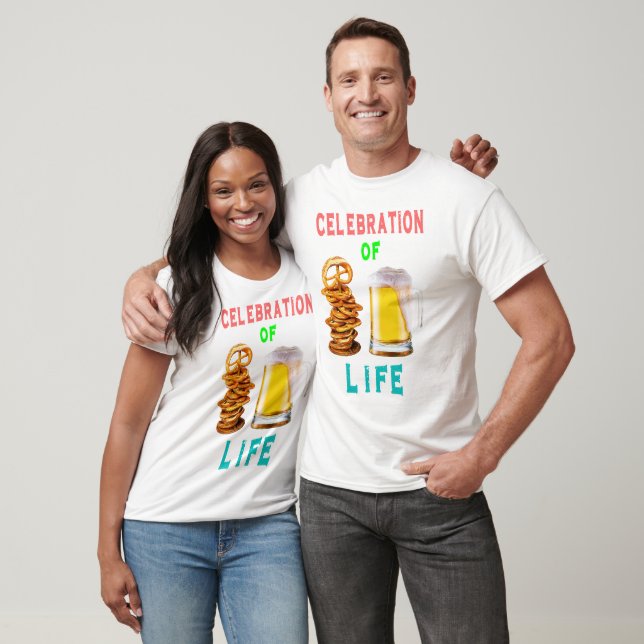 Celebration Of Life Pretzel Volksfest Oktoberfest T-Shirt (Unisex)