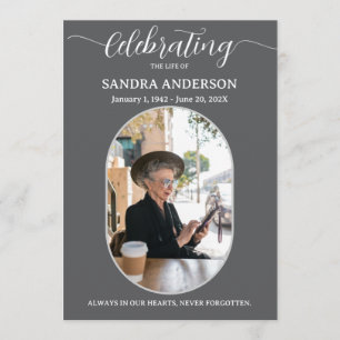 Celebration of Life Programs – Forever In Our Hear