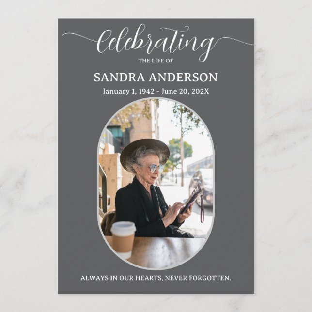 Celebration of Life Programs – Forever In Our Hear (Front)