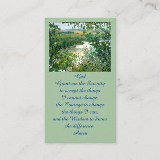 Celebration of Life Scenic Overlook Memorial Card