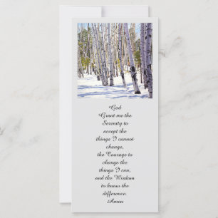 Celebration of Life Sympathy Memorial Card