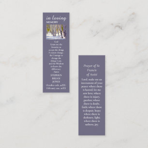 Celebration of Life Sympathy Painting Prayer Card