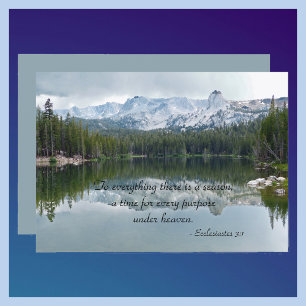 Celebration of Life To Everything There Is Season Invitation