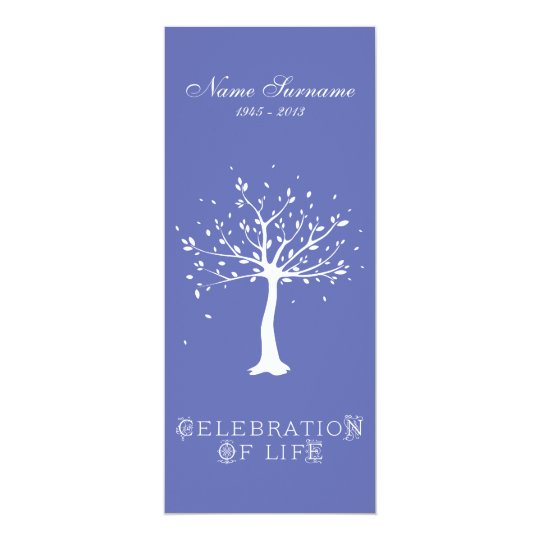 Celebration of Life with Photo | Elegant Tree Card