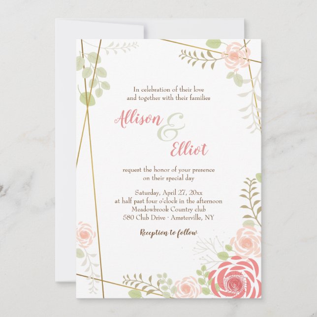 Celebration of Love Invitation (Front)