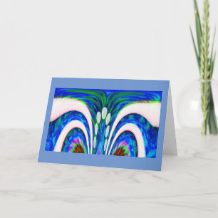 Celebration of nature holiday card