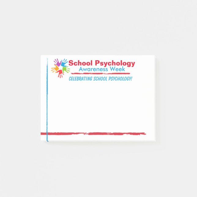 Celebration of School Psychology Post-it Notes (Front)