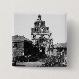 Celebration of the 500 year anniversary 15 cm square badge