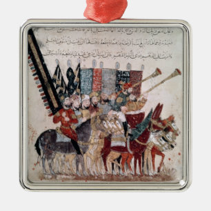 Celebration of the end of Ramadan Metal Ornament