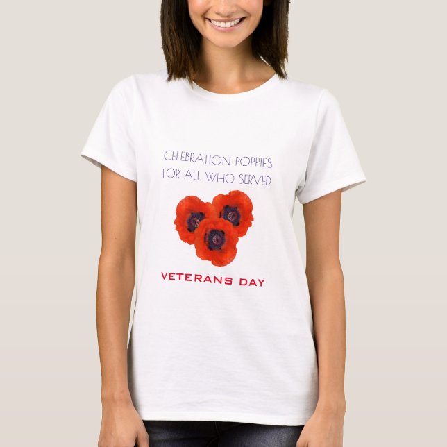 Celebration Poppies T-Shirt (Front)