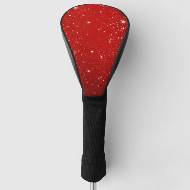 Celebration Red Golf Head Cover (Front)