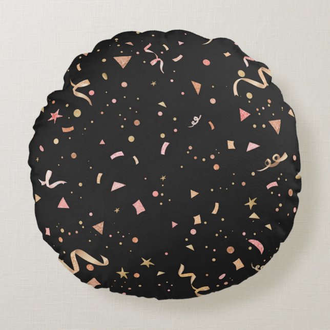 Celebration Ribbon Round Cushion (Front)