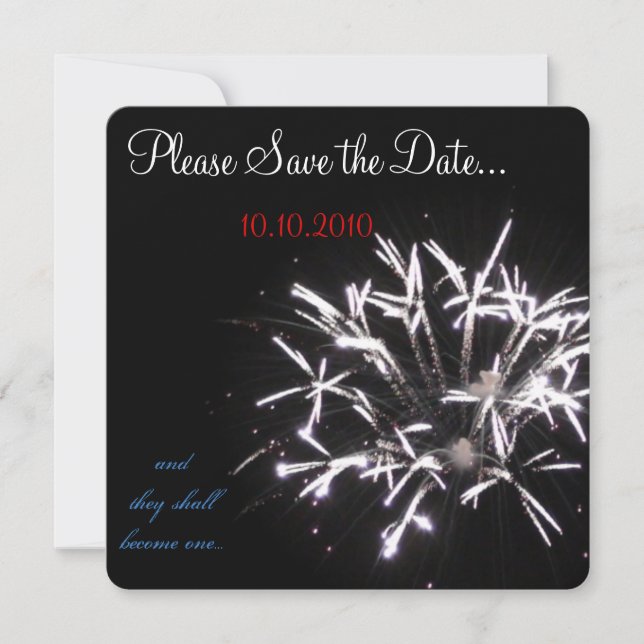 Celebration Save-the-date red/white/blue Save The Date (Front)