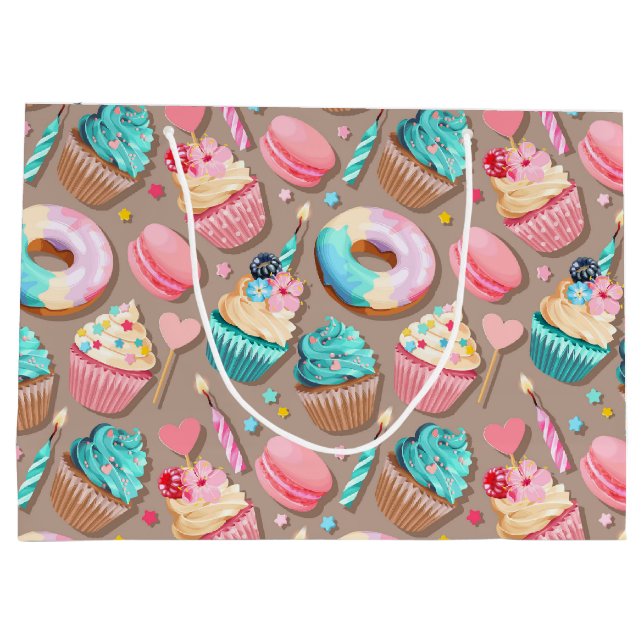 Celebration Sweet Desserts Large Gift Bag (Back)