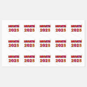 Celebratory “NAVRATRI 2025” Colourful Typography 