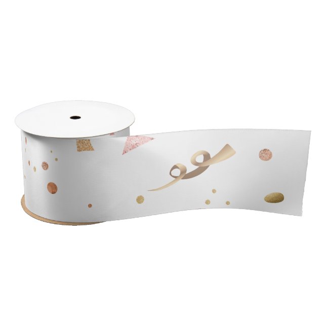 Celebratory Ornaments 1 Satin Ribbon (Spool)