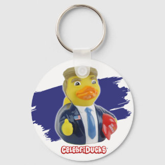 CelebriDucks Donald Rubber Duck Key Ring