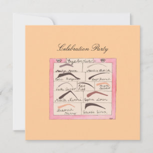 Celebrity Eyebrows - Invitations / RSVP