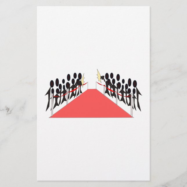 Celebrity Red Carpet Stationery (Front)