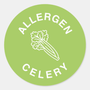 Celery Allergy - Food Allergy Warning Label