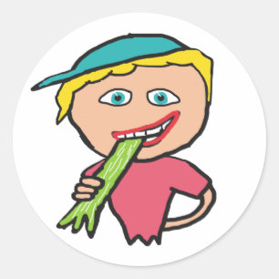 Celery Classic Round Sticker