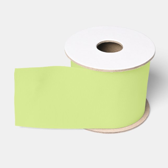 Celery green solid colour grosgrain ribbon (Spool)