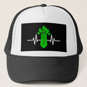 Celery Heartbeat Trucker Hat
